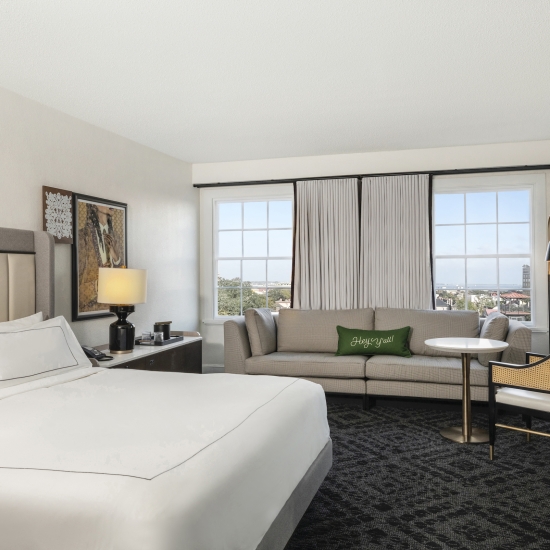 Room with a King Bed and a City View