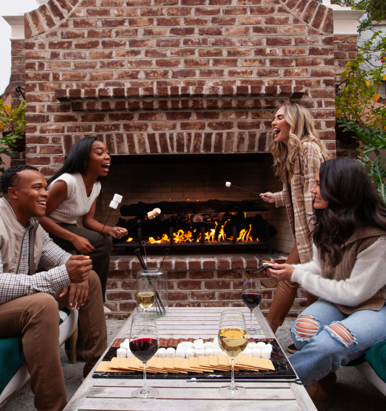 S’mores in the Courtyard