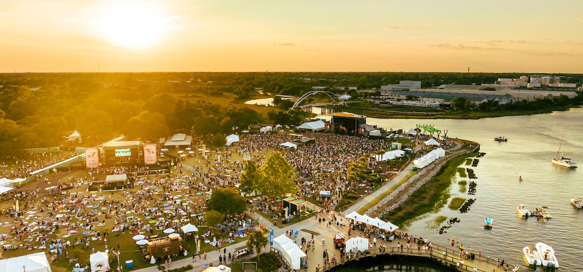 Aerial View of Highwater Festival