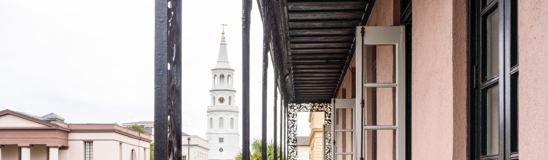 Planter Suite Balcony with Steeple View